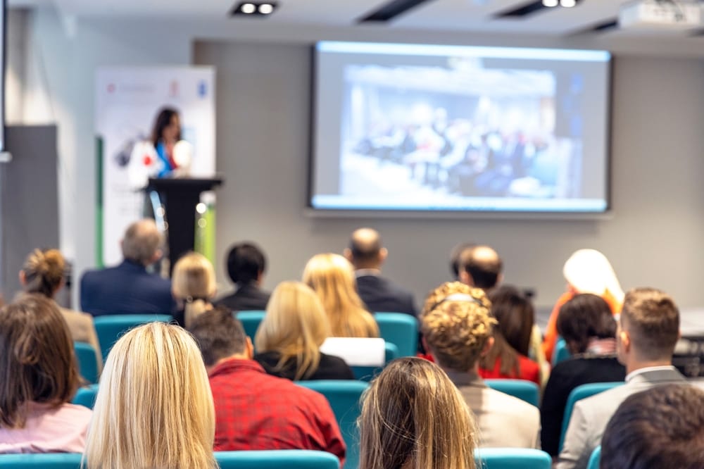 People Attending a Conference